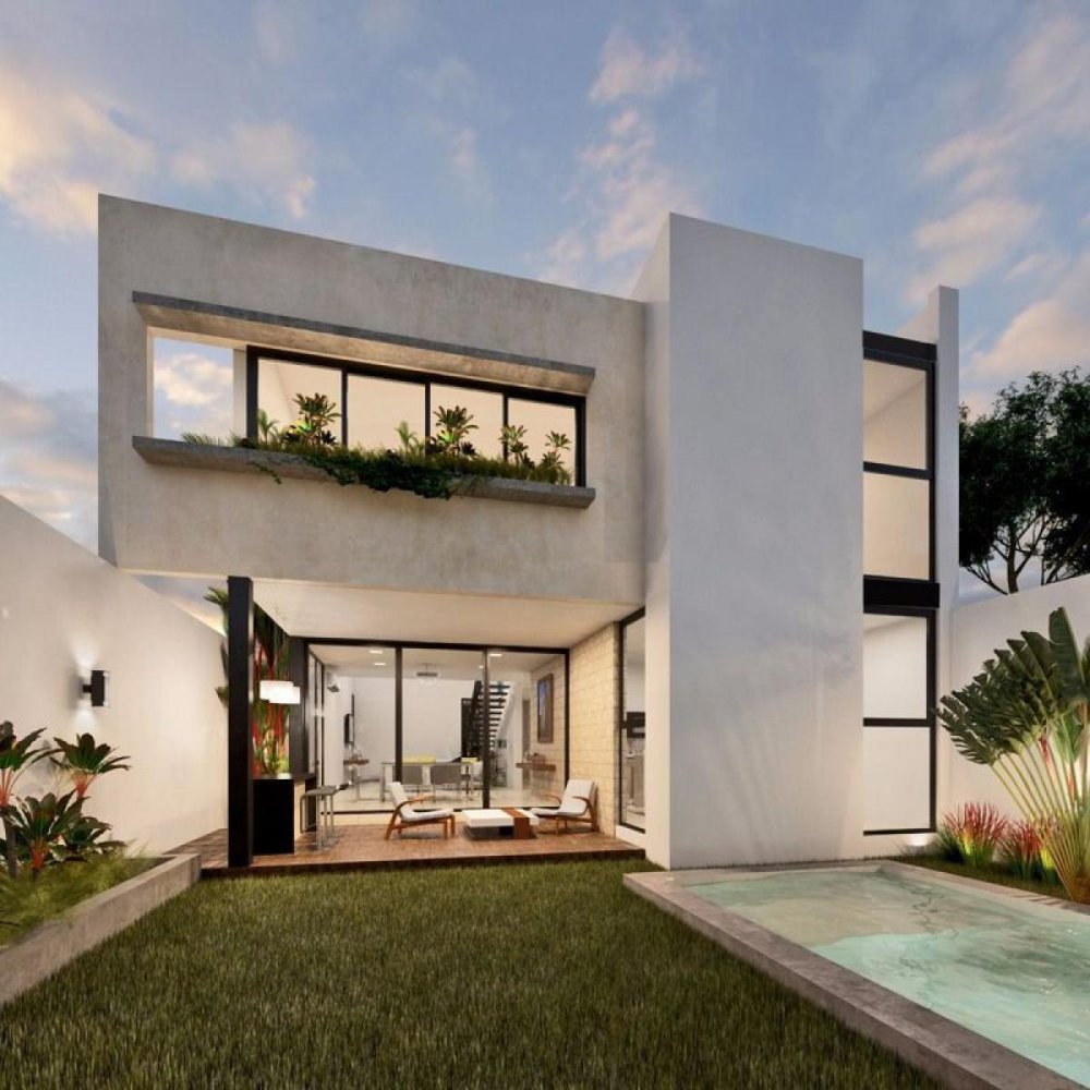 Casa de 3 dormitorios en Mérida, Mexico No. 148745