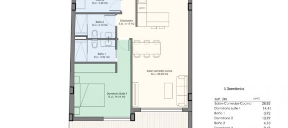 3 Schlafzimmer Wohnung in Benijofar, Spain, Nr. 7286 7