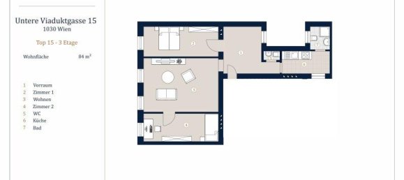 3غرفة شقة في Vienna, Austria رقم 241286 12