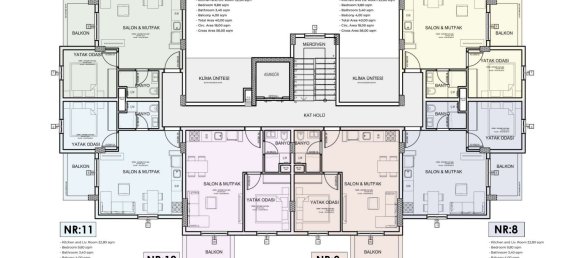 Wohnung 1+1 in Gazipasa, Turkey, Nr. 31262 14