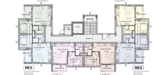 Wohnung 1+1 in Gazipasa, Turkey, Nr. 31262 13