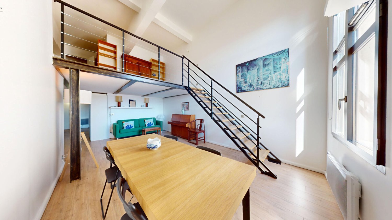 Дуплекс с 2 спальнями в Обервилье, Франция № 132290