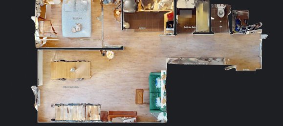 Дуплекс с 2 спальнями в Обервилье, Франция № 132290 3