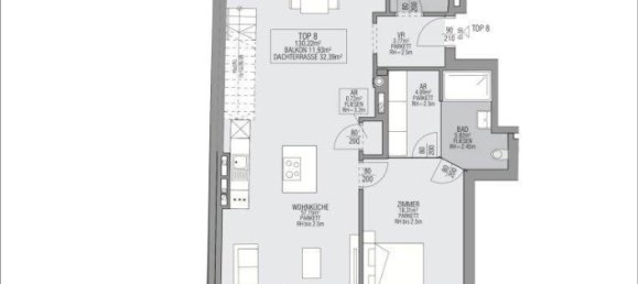 Квартира с 4 комнатами в Веринг, Австрия № 257380 2