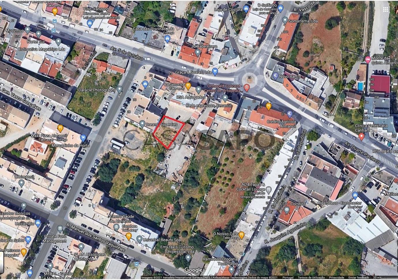 990m² Land in Almancil, Portugal No. 202612