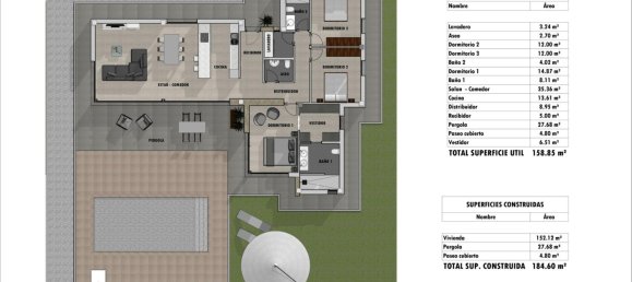 Villa de 3 dormitorios en El Pinós, Spain No. 5918 8