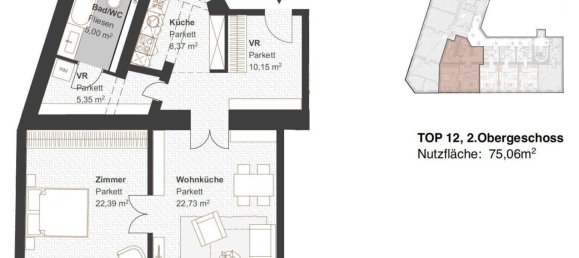 2-Zimmer Wohnung in Ottakring, Austria, Nr. 260642 11