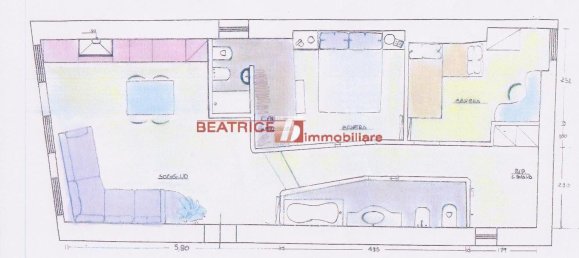 Пентхаус с 2 комнатами в Лукка, Италия № 15158 49