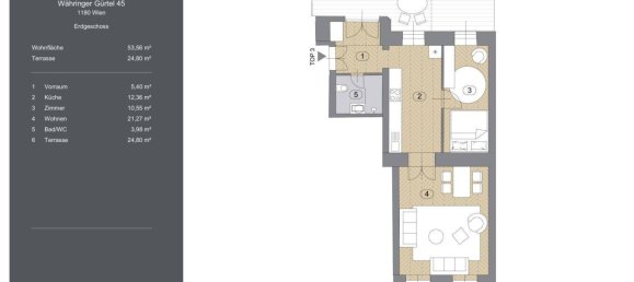 2-salle Appartement à Wahring, Austria No. 119438 26