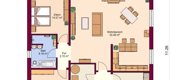 4-Zimmer Bungalow in Saarlouis, Germany, Nr. 82892 3