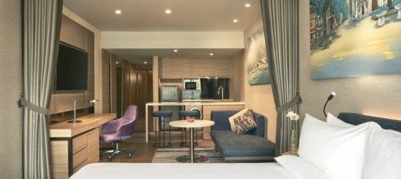 1 dormitorio apartamento en alquiler en Dong Da, Ha Noi, Vietnam № 13666 2