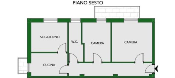3 rooms Apartment in Milan, Italy No. 241618 27