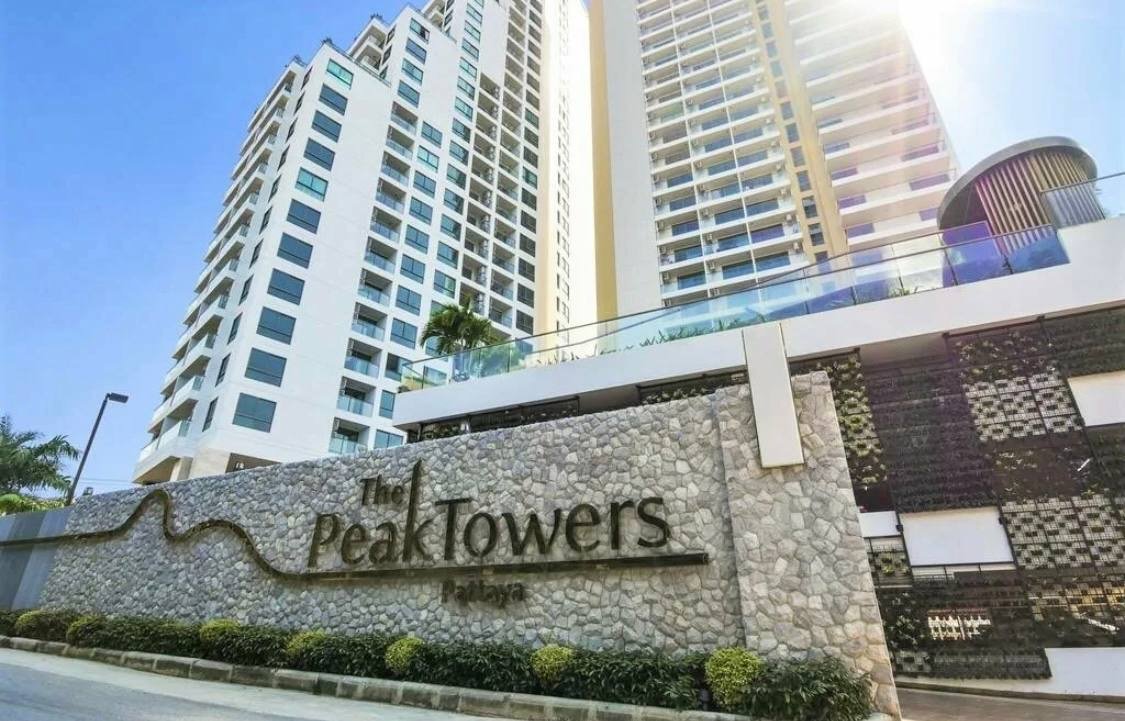 Apartamento de 1 dormitorio en THE PEAK TOWERS, Pattaya, Thailand No. 31905