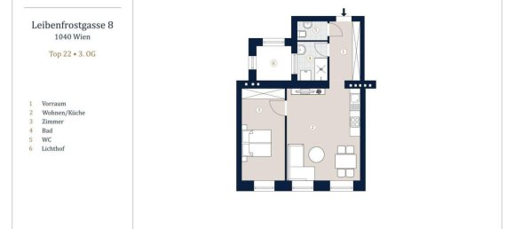 Studio in Wieden, Austria No. 8085 10