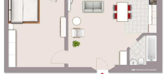 1 غرف نوم شقة في Wilmersdorf, Germany رقم 346339 12