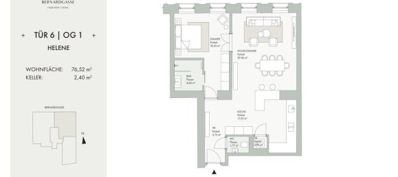 2غرفة شقة في Neubau, Austria رقم 79777 30