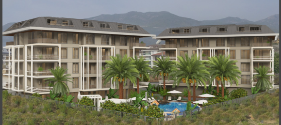 Квартира 2+1 в Оба, Турция № 3607 11