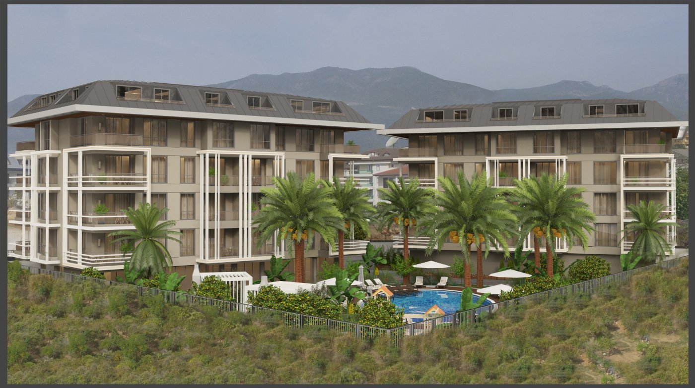 Квартира 2+1 в Оба, Турция № 3607