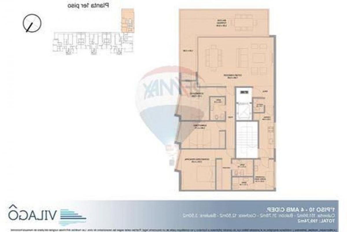 Apartamento T3 em Tigre, Argentina N.º 57299