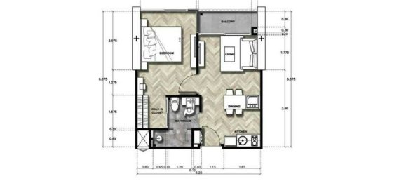 شقة 1 غرف نوم  في Pattaya, Thailand رقم 995 4