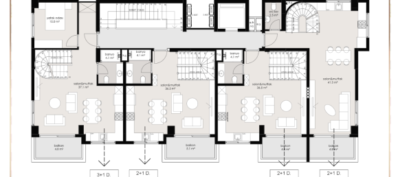 Penthouse 1+1 em Oba, Turkey N.º 12786 9
