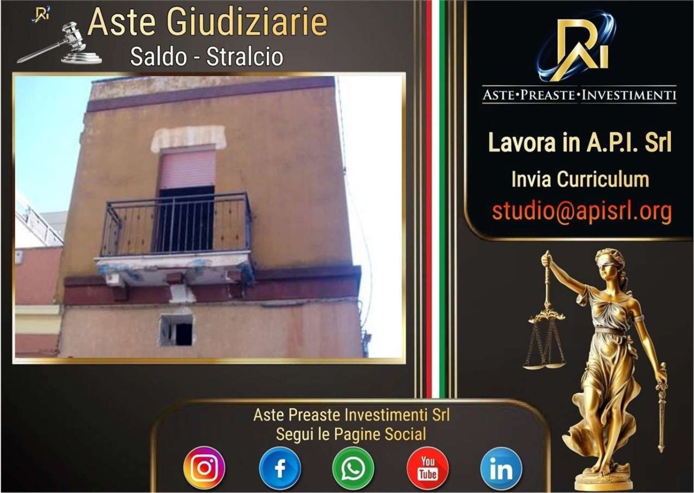 Квартира с 3 комнатами в Бриндизи, Италия № 226546