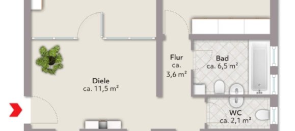 4-Zimmer Wohnung in Bremen, Germany, Nr. 351772 19