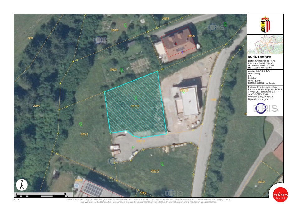  قطعة أرض في Weyer, Austria 734متر مربع رقم 77278