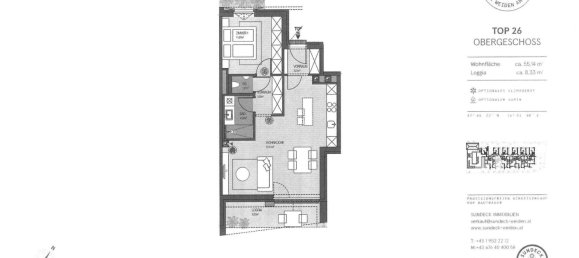 Apartamento de 1 dormitorio en Weiden am See, Austria No. 177800 7