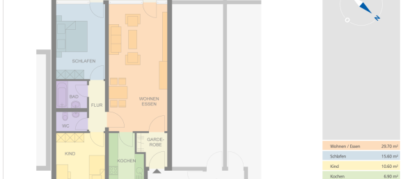 3غرفة شقة في Ravensburg, Germany رقم 358816 15