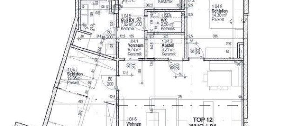 3 rooms Apartment in Bad Schallerbach, Austria No. 126786 12