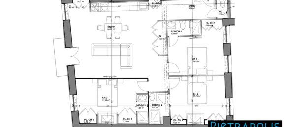 3 chambres Appartement à Lyon, France No. 322564 3