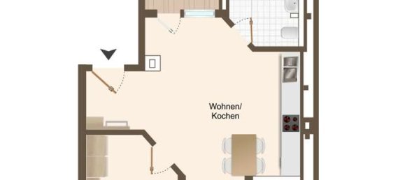 2-Zimmer Wohnung in Leipzig, Germany, Nr. 12097 8