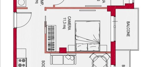 3 Schlafzimmer Wohnung in Rome, Italy, Nr. 341789 14