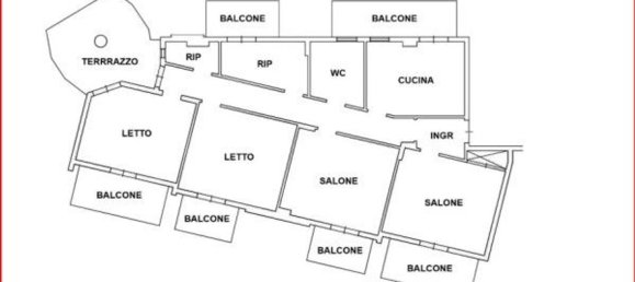 Apartamento de 4 divisões em Palermo, Italy N.º 293974 17