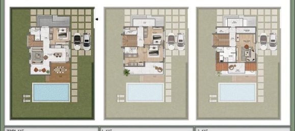 5غرفة فيلا في Kadriye, Turkey رقم 14860 9