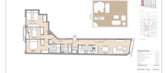 3 Schlafzimmer Wohnung in Andalusia, Spain, Nr. 150557 2