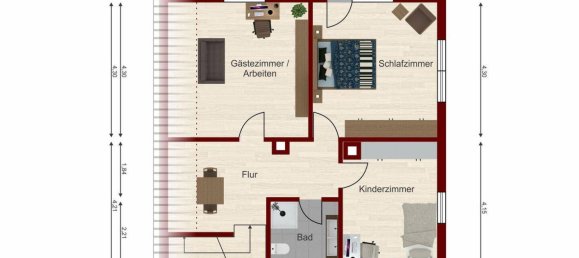 Casa de 3 dormitorios en Kempten, Germany No. 292912 13