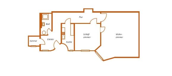 2غرفة شقة في Planterwald, Germany رقم 287831 8