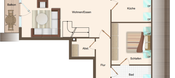2 Schlafzimmer Doppelhaus in Augsburg, Germany, Nr. 307286 11