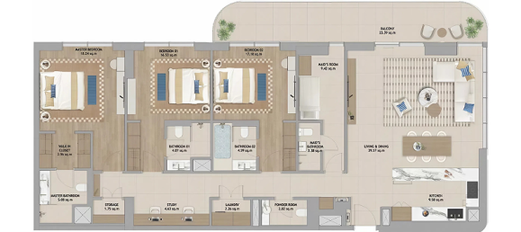 Studio in Abu Dhabi, UAE No. 121103 6