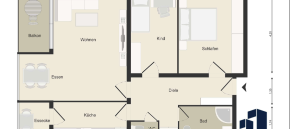 2 chambres Appartement à Wiesbaden, Germany No. 314756 12