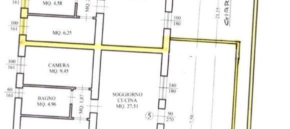 3-salle Appartement à Parma, Italy No. 158145 17