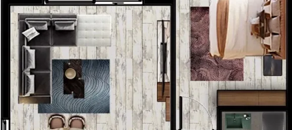 Квартира 1+1 в Аксу, Турция № 33053 23