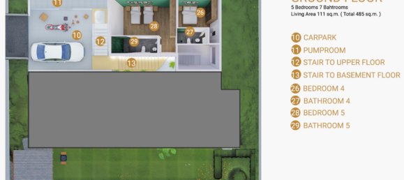 5 bedrooms Villa in Khanthasia Eden Hill, Phuket, Thailand No. 29383 38