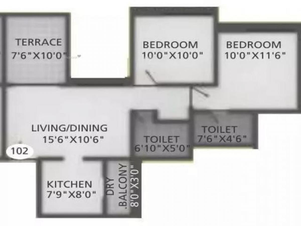 2 chambres Maison à Pune, India No. 45047