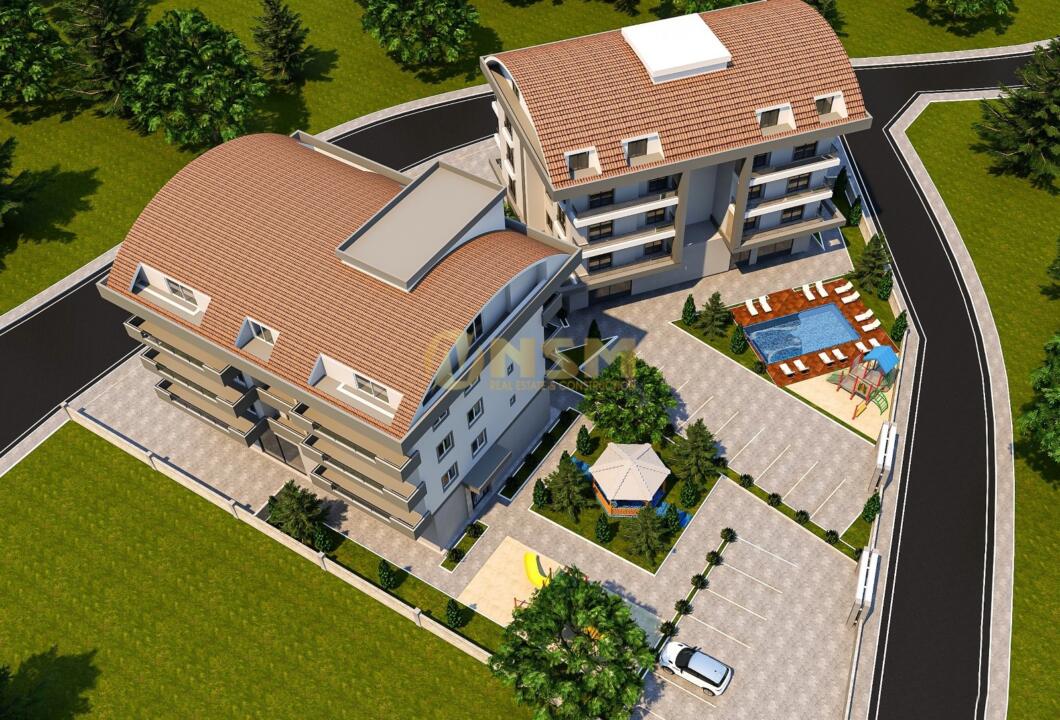 Wohnung 1+1 in Alanya, Turkey, Nr. 3702