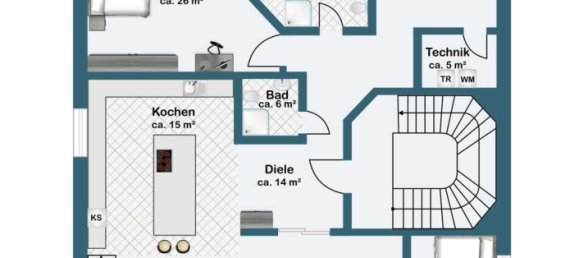 2 Schlafzimmer Doppelhaus in Cottbus, Germany, Nr. 312211 21