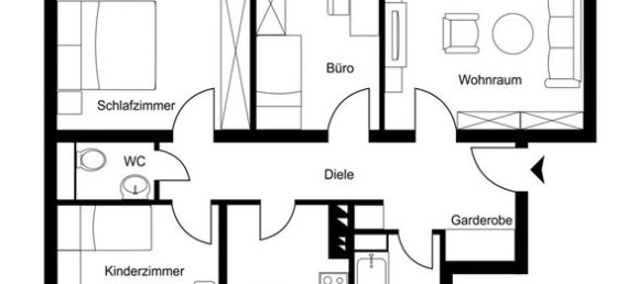 4 rooms Apartment in Munich, Germany No. 283183 13