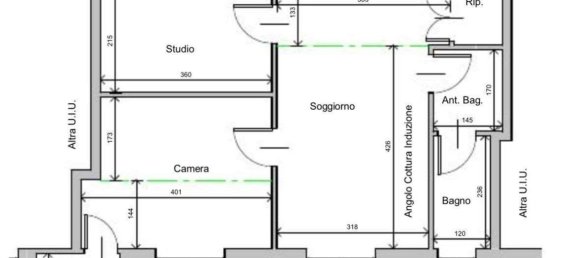 3-salle Appartement à Milan, Italy No. 263946 25